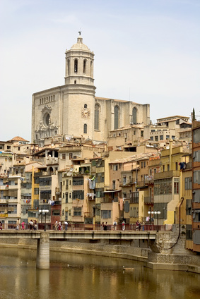 Girona avec sa cathédrale